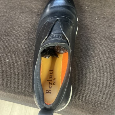 New Berluti Men Leather shoe Black 46 Available