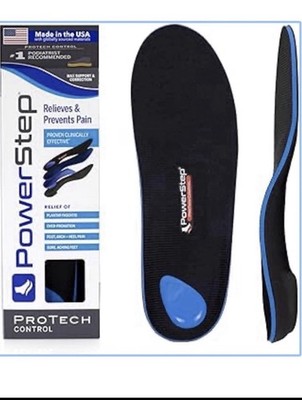 PowerStep Pro tech Insoles Men and Women BUNDLE DEAL 5 pairs ! 