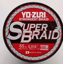 Yo-Zuri Super Braid 65 Lb Test 600 Yard Spool Dark Green