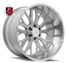 22X12 AXE COMPRESSION FORGED  1.1 SILVER MACHINE  8X165  GMC CHEVY 2500