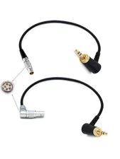 0B 5-Pin to 3.5mm Locking ARRI ALEXA LF/SXT/MINI LF Camera Timecode Sync Cable