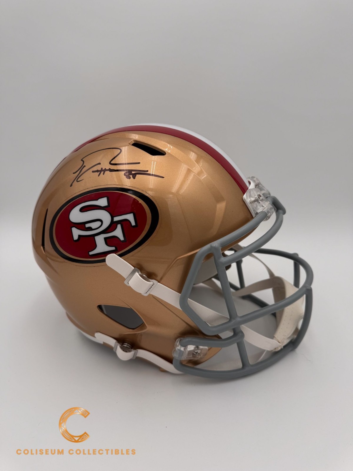 George Kittle Autographed Signed San Francisco 49ers 49ers Authorized Full Size Football Replica Helmet 