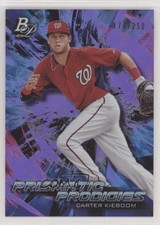 2018 Bowman Platinum Prismatic Prodigies Purple /250 Carter Kieboom #PPP-40 a6i