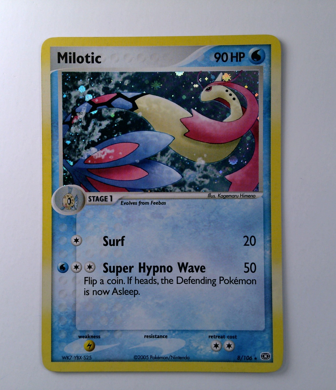 Milotic Holo Rare 8/106 Pokemon - Ex Emerald - Holo 8/106