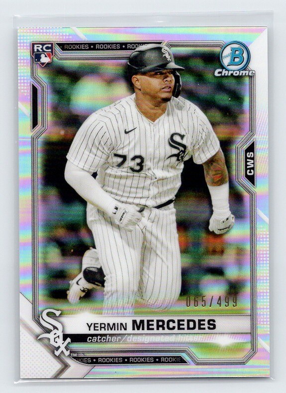 2021 Bowman Chrome - Yermin Mercedes #88 Refractor /499 (RC) Chicago White Sox