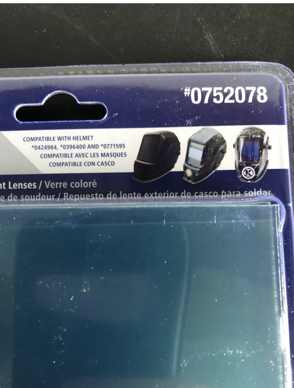 Kobalt Welding Helmet Outer Replacement Lens 0752078 5-1/4&rdquo; X 4-1/2&rdquo; 4-Pack New