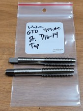 Widia Gtd 7/16-14 GH3 HIGH SPEED STEEL 4 FLUTE PLUG TAP. 2pk