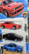 (3) Hot Wheels Maserati Shamal -Blue-Black-Red- free shipping