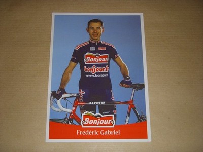 RADSPORT CP POSTKARTE TEAM HONJOUR 2001 Frédéric Gabriel