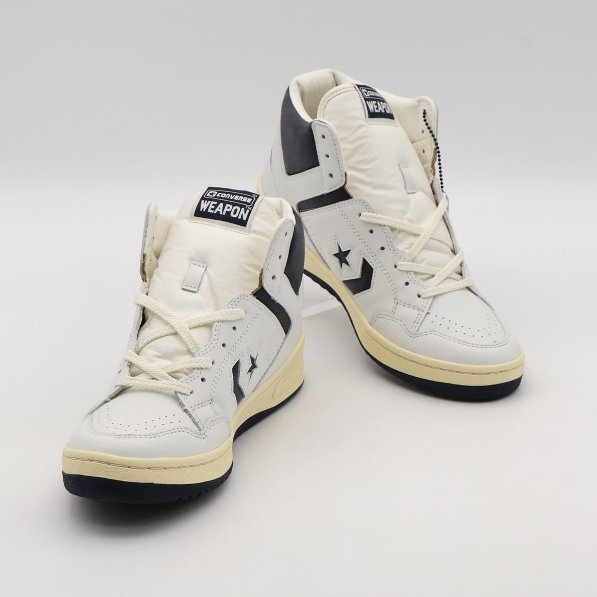 34201760 Converse Weapon VTG Hi Off White Vintage Navy (Men's) | eBay