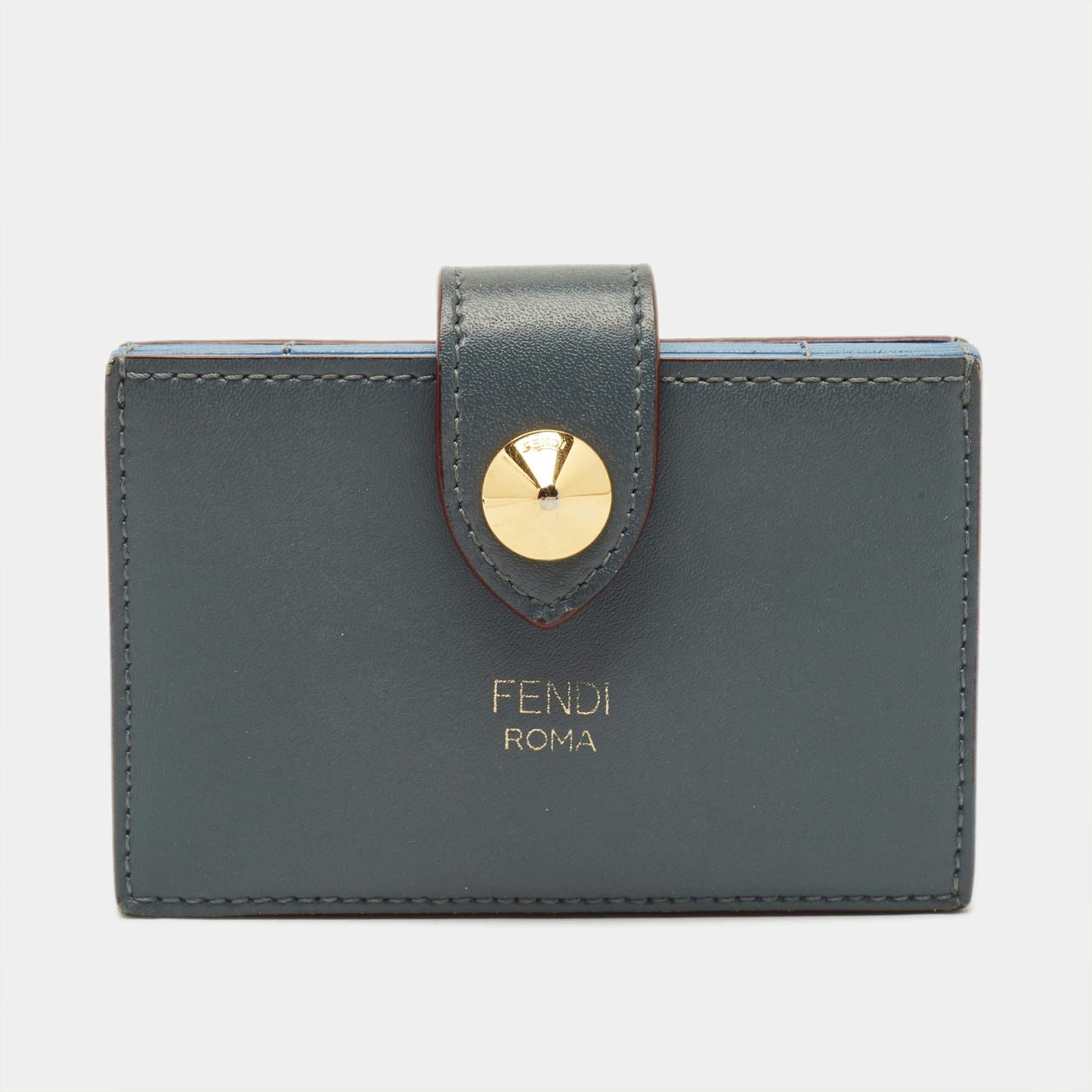 Fendi Multicolor Leather Single Stud Multiple Car… - image 1