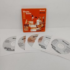 Microsoft Works Suite 2002 Complete w/Key CD-Rom
