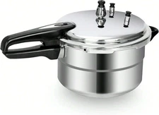 BriSunshine 5.3 Quart Pressure Cooker,10 Psi Induction Compatible Pressure-Zengb