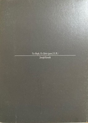 Un Aleph, Ex Libris (para J.L.B.) Kosuth, Joseph:
