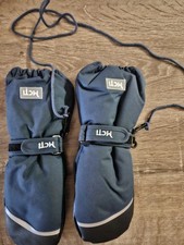 MCTi Girls XXS Navy Blue Ski Mittens Lined Polyester PU KDS-19