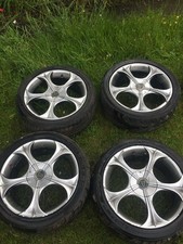 Wolfrace Genuine Full Set Of 17" 5 Spoke Alloy Wheels
