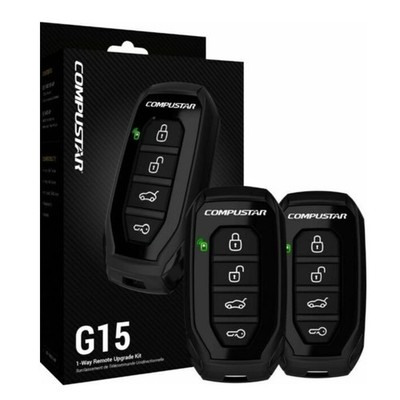 Compustar RF-1WG15-AP Prime G15 1-Way Rf Kit Transmitter, 2 4-Button Remotes 150