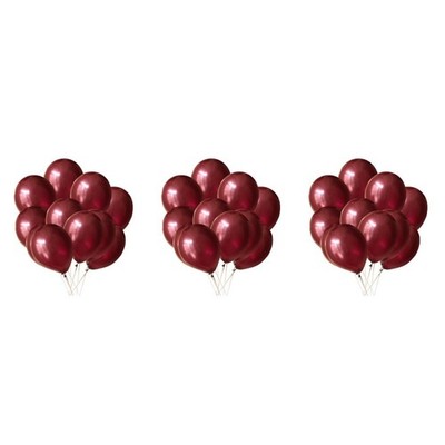 3 Pack Party Dekorationen Rote Latex Luftballons Valentinstagspartydekoration