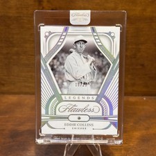 EDDIE COLLINS DIAMONS # /25 2024 Panini Flawless Legends Diamond White Sox HOF