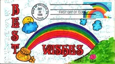 #2396 Best Wishes KAYchets FDC (519819882396001)