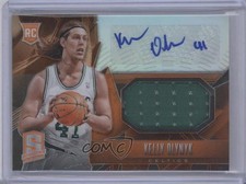 2013-14 Panini Spectra Rookie Jersey Auto Orange /60 Kelly Olynyk #102 Auto 1u6