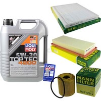 Inspektionskit Filter Liqui Moly ÖL 5L 5W-30 FüR Fiat Qubo 225 1.4 Fiorino