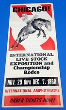 Chicago International Livestock Exposition And Championship Rodeo 1968 Brochure