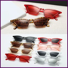 Unisex Vintage Cat Eye Sunglasses Small Frame UV400 Party Travel Streetwear