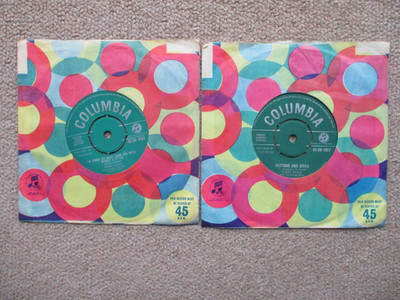Tommy Bruce. 2 x 7''. Buttons and Bows / Sit right down and write myself a letter