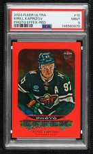 2024 Fleer Ultra Photo Effex Red 99/99 Kirill Kaprizov #PE10OF30 PSA 9 MINT 04e2