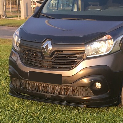 Frontspoiler Für RENAULT Trafic X82 2014-2018 - TÜV Geprüft - Schwarz Glänzend Aus ABS