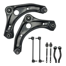 Front Control Arm & Ball Joint Tie Rod End Link Kit (8Pc) For Nissan Micra Versa