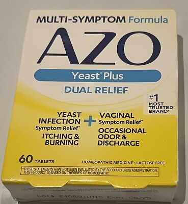 AZO Yeast Plus Multi Benefit Formula 60 Tablets