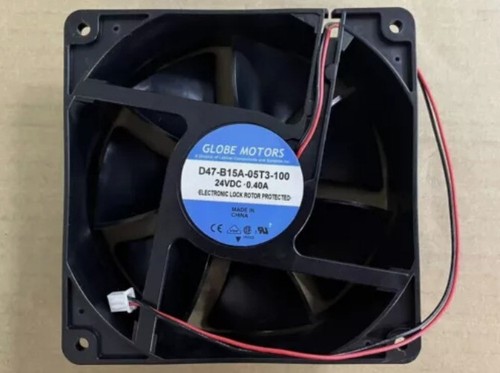 1pcs New Globe Motors D47-B15A-05T3-100 12CM 12038 24V 0.40A fan - Picture 3 of 3