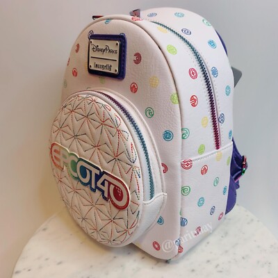Disney Parks EPCOT 40th Anniversary Loungefly Backpack (NEW WITH