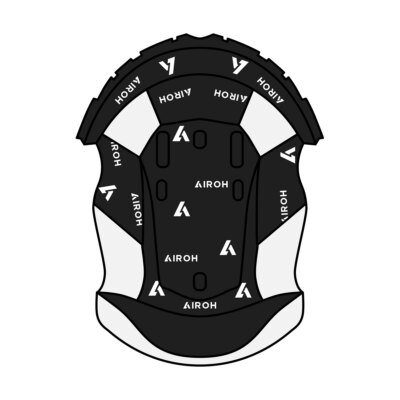 Kopfhörer Schwarz Weiß Innen- Helm AIROH Twist 2.0 Größe M