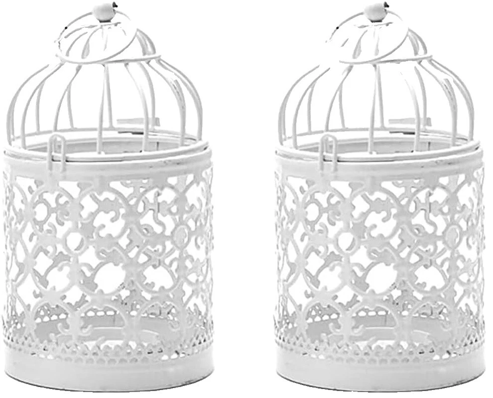 White Wall Lantern Décor Candles