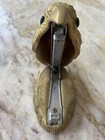 VINTAGE SOLID BRASS STAPLER-IMAGE OF A PARROT WITH GLASS BEAD EYES-RARE-UNIQUE! — photo 6