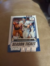 Aaron Rodgers 2021 Panini Contenders Draft Picks Game Ticket #6 Packers