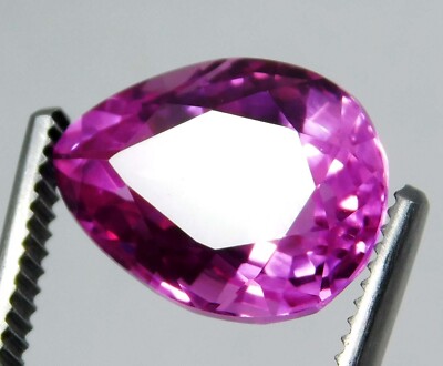 Certified 12.00 Ct Natural Pink Ruby Pear Cut Stunning Loose Gemstone