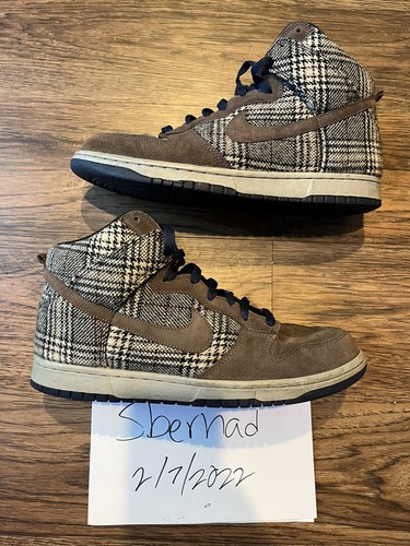 Nike Dunk High Premium Tweed Pack Size 