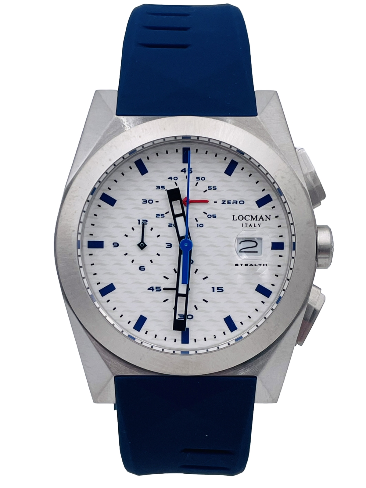 Orologio Locman New Stealth Crono Quarzo 812BLS/435 GOMMA Scontatissimo Nuovo