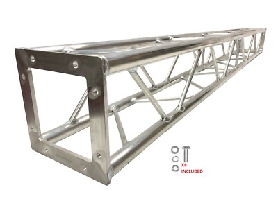 6.56 ft. (2 Meter) Square Aluminum 8''x8'' Bolted Type Trussing Segment Section 