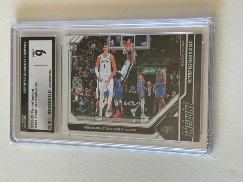 2023 Panini Instant #384 VICTOR WEMBANYAMA Rookie Card RC Chet Holmgren CGC 9