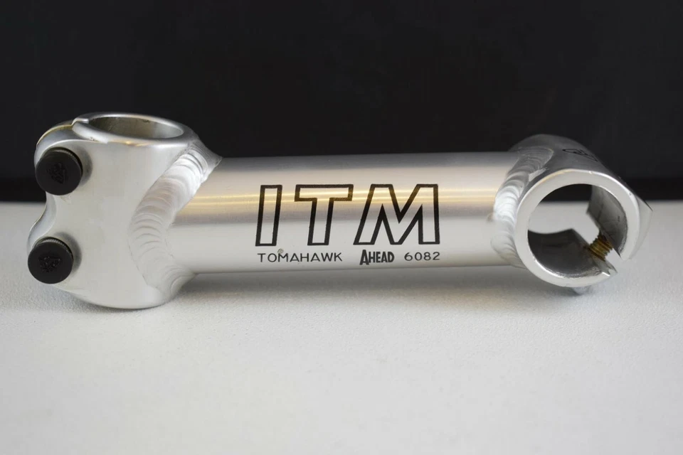 ITM TOMAHAWK AHEAD 6082 THREADLESS STEM 1 1/8 120mm 1990s silver VINTAGE NOS - Image 2 of 4