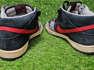 NIKE DUNK MID PRO SB #314383-005 MEN SIZE 8 BLACK VARSITY NIKE DUNK MID PRO SB #314383-005 MEN SIZE 8 BLACK VARSITY