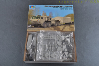 Maquette Trumpeter 1/72 – Tractor M983 Avec Radar AN/TPY-2 X Band, Boîte Neuve