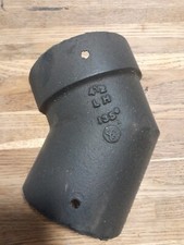 Cast Iron Gutter 115mm Half Round L/H Angle 45d Angle Black 4.5" (A14 11)