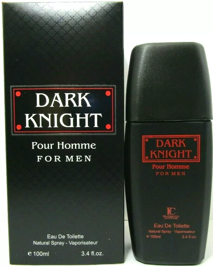 DARK KNIGHT POUR HOMME EAU DE TOILETTE SPRAY FOR MEN 3.4 Oz / 100 ml BRAND  NEW!