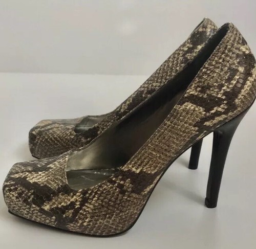 Gianni Bini heels snake faux leather 